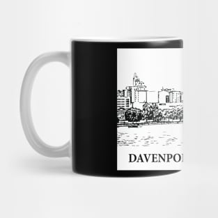 Davenport Iowa Mug